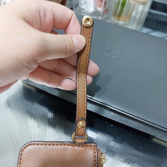 MICHAEL KORS THIN Mini Slip On Snap In Mini Bag Wallet Coin Purse ID Card - Picture 7 of 10